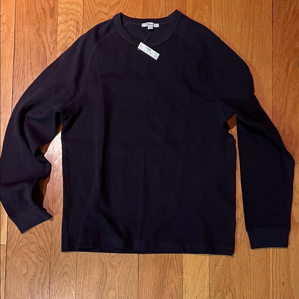 Madewell Charcoal Long Sleeve Top